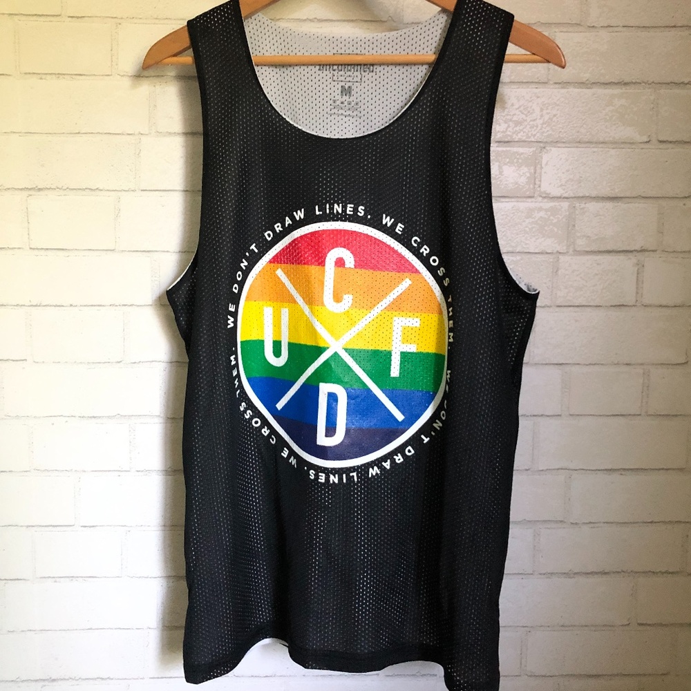 Unconfined Apparel  LGBTQIA Pride Jersey- Size Medium